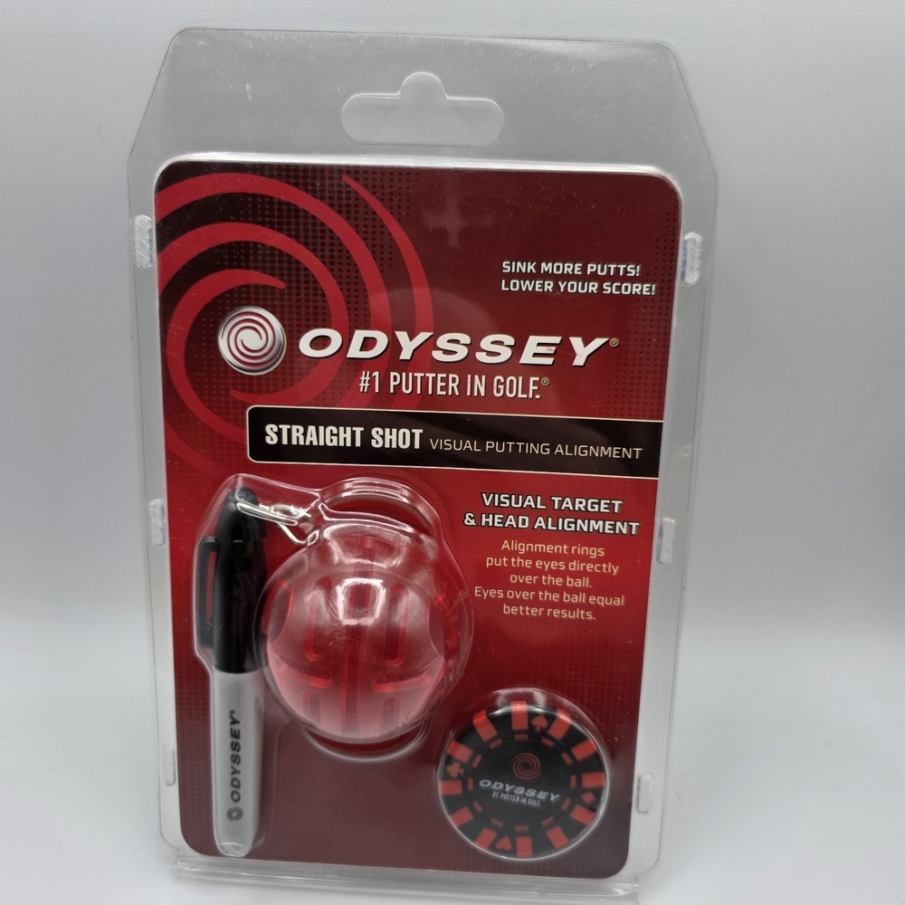 Odyssey Straight Shot Golf Putting Alignment Tool with marker 2020 Callaway